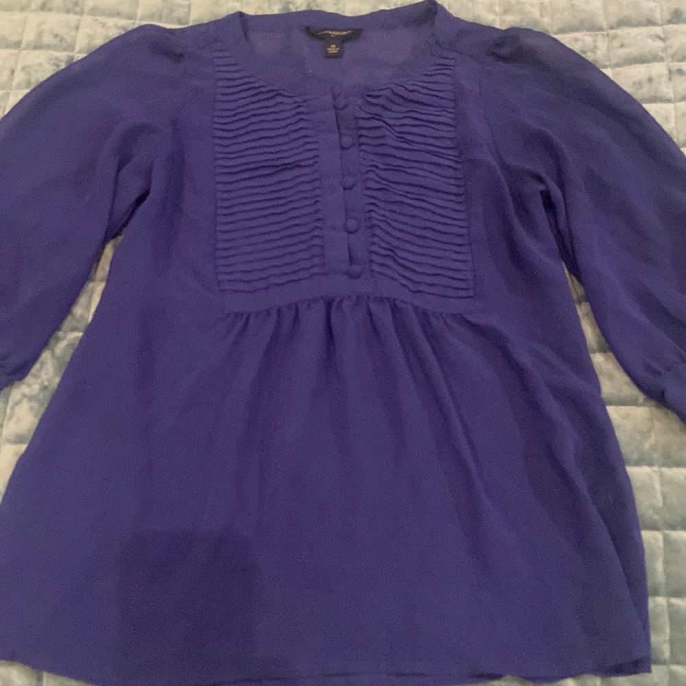 Banana Republic Size XS sheer purple Blouse